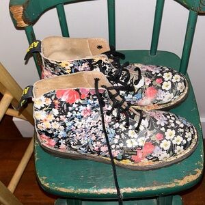 Floral Dr. Martens booties